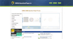 Desktop Screenshot of cbse.questionpaper.in