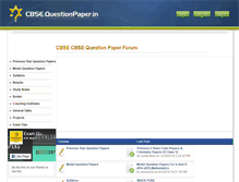 Tablet Screenshot of cbse.questionpaper.in