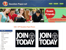 Tablet Screenshot of cpt.questionpaper.net