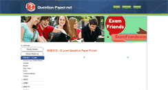 Desktop Screenshot of doeacc-olevel.questionpaper.net