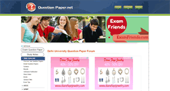 Desktop Screenshot of du.questionpaper.net