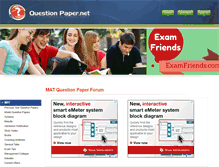 Tablet Screenshot of mat.questionpaper.net