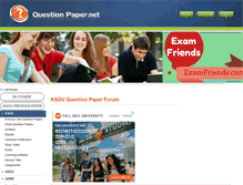 Tablet Screenshot of ksou.questionpaper.net