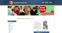 Desktop Screenshot of cbse-12th.questionpaper.net
